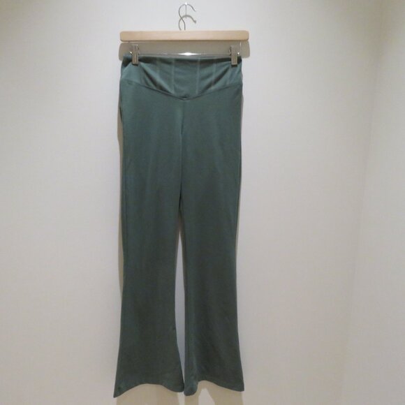 VICTORIA'S SECRET PINK Ultimate Flare Leggings Fresh Forest Green Y2K Lounge - Picture 3 of 14